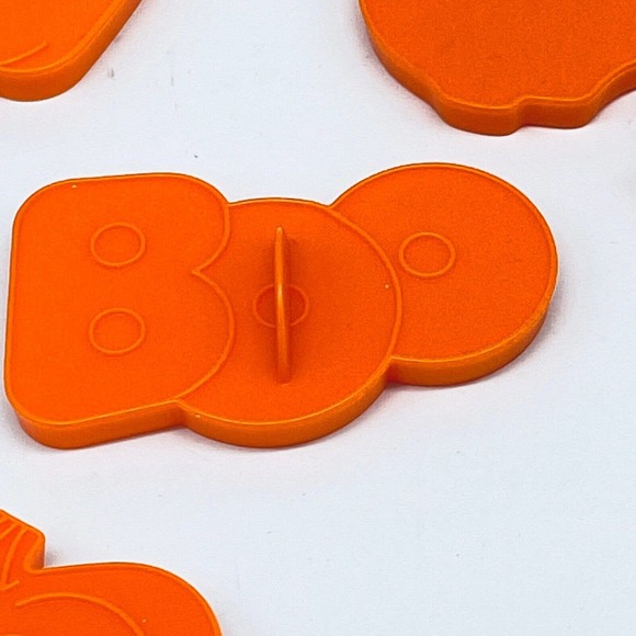 Set of 8 Vintage 1993 Wilton Halloween Cookie Cutters Orange and Black Pumpkins - Picture 7 of 11